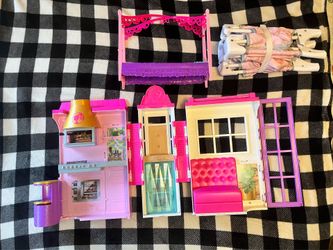 Barbie house baby doll crib