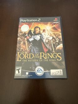 Lord Of The Rings Ps2 Game 