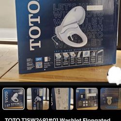 Toto Washlet Elongated Bidet New ** price is set*sylmar Pick Up Only