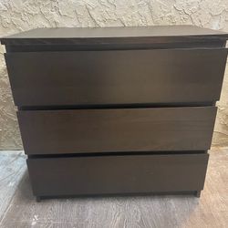 ikea dresser three drawer Henley Scalloped Edge 3 Drawer Dresser, Light Sand main image 1