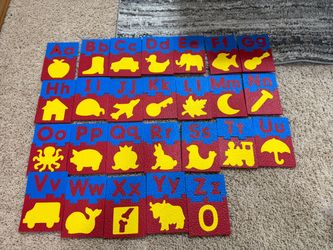 Foam Alphabet Puzzle Tiles A-Z Kids Set