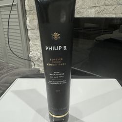 PHILIP B. Forever Shine Hair Conditioner With Notes of Pure Oud, 6 oz. (178 ml) | With Megabounce, Add Volume & Shine for Days, For All Hair Types