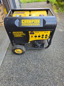 Champion 9000 watt generator