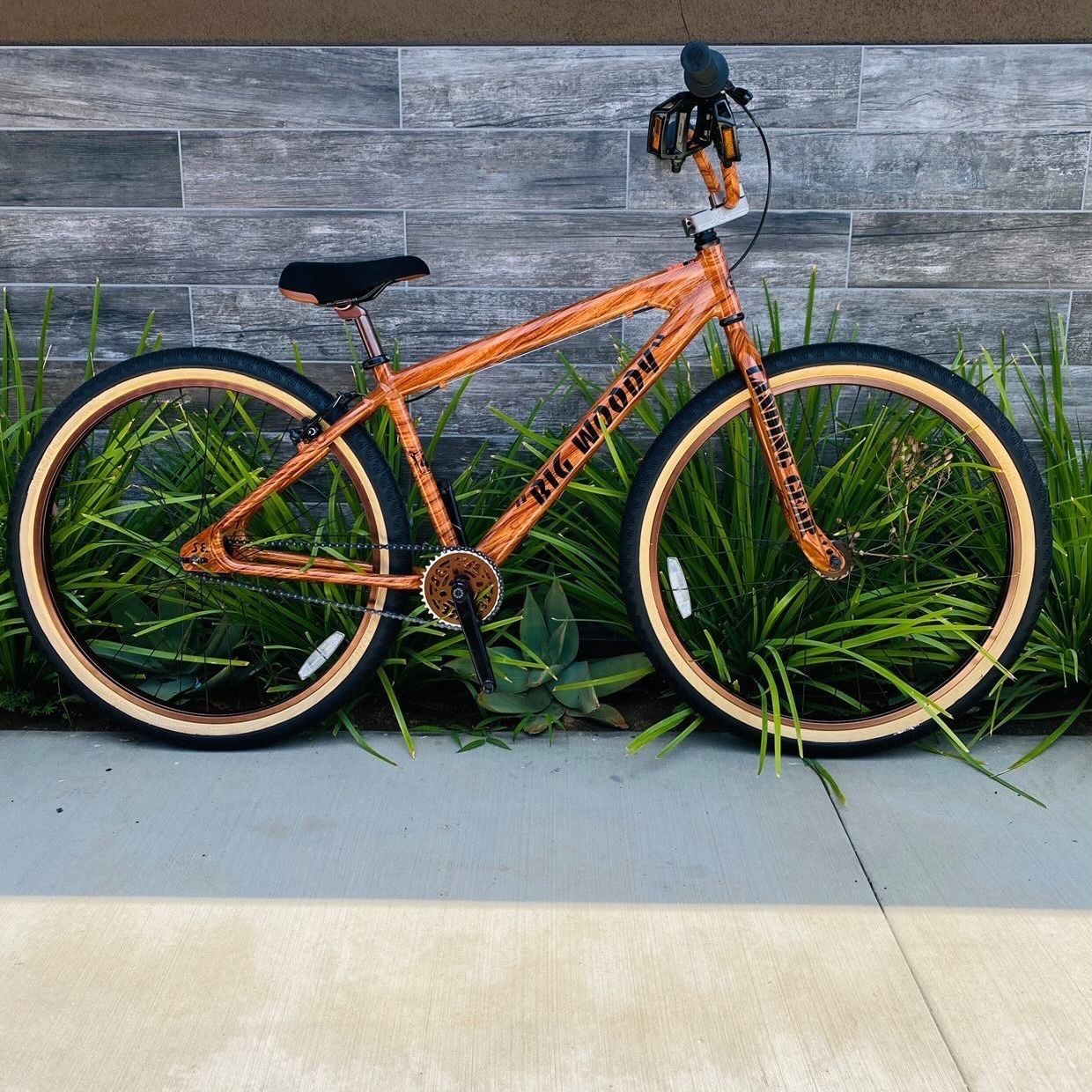 NEW 21/22 SE BLOCKS FLYER 26 ORANGE CAMO SINGLE SPEED FREESTYLE BIG BMX