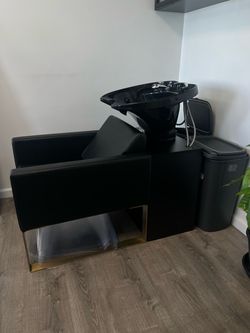Portable Salon Backwash Shampoo Chair and Sink