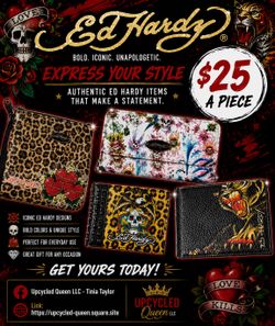 Ed Hardy Wallets/wristlet