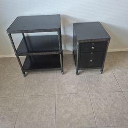 Matching Shelf And End Table