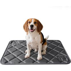 “New””Soft”Dog Bed Mat(washable)32” X 20”(Black)