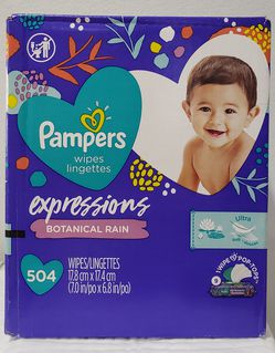 PAMPERS expressions Baby Wipes - 504 count