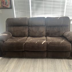Reclining Brown Couches