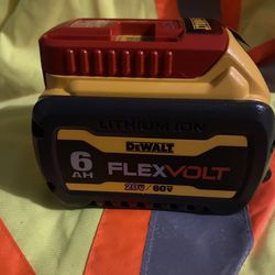 6ah Flexvolt 20v 60v 
