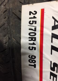 Goodyear. Integrity 215 – 70–15 set of four