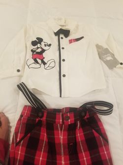 Disney Long Sleeve And Pants With overalls 