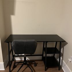 Desk/vanity and chair