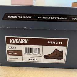 Men’s Khombu Hiking Boots Size 11 Like New