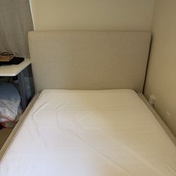 Full size bed with headboard