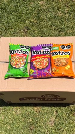 Tostitos verdes, flamin , tosti elotes