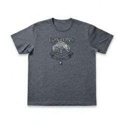 J. Crew Mens Size XL Heather Charcoal Foxton’s London Gin Graphic T-Shirt