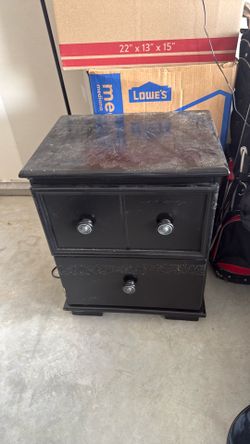 Two drawer night stand
