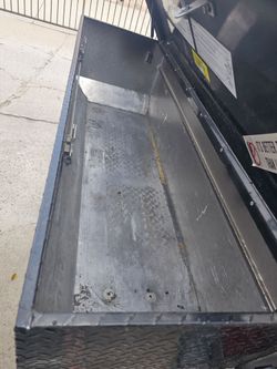 Husky Full Size Black Diamond Plate Truck Tool Box