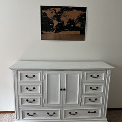Custome Painted, Distressed Chic Dresser 