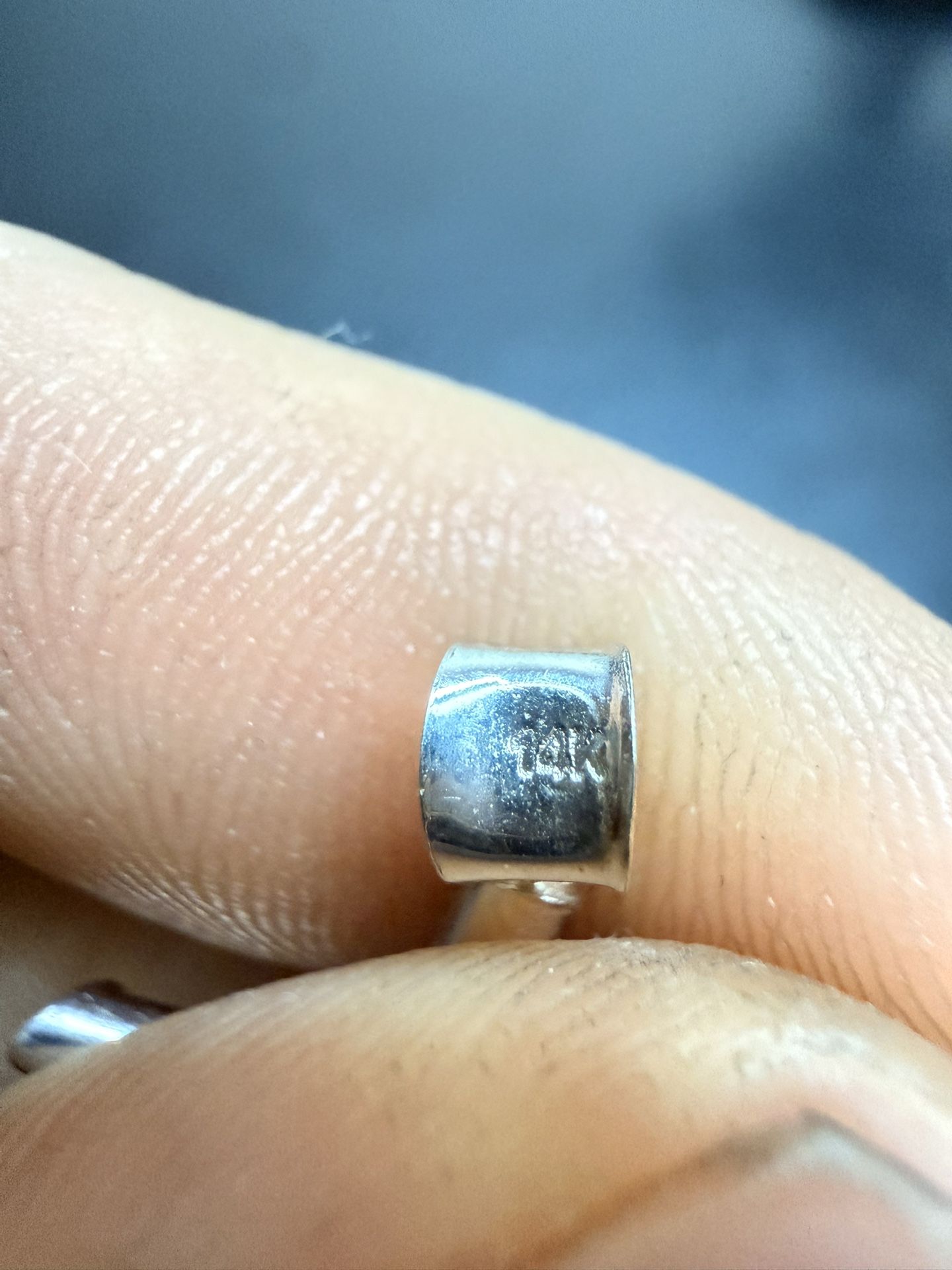 Solid 14K White Gold Cross Pendant – Solid Gold – Brand New