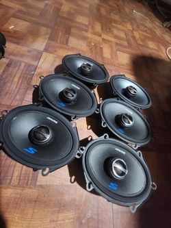 6 ALPINE 6X8 BUNDLE! S-TYPE. NEW CONDITION