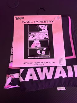 Foureyes basedkawaii tapestry