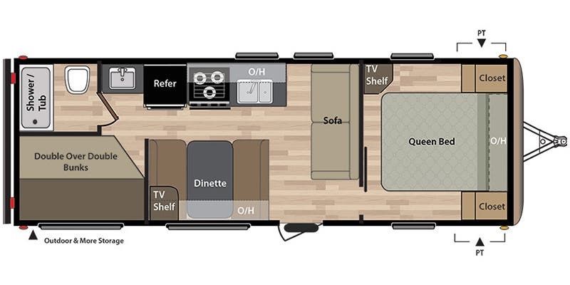 2018 Keystone Springdale West 260TBWE – $9,900 CASH – Clean Title