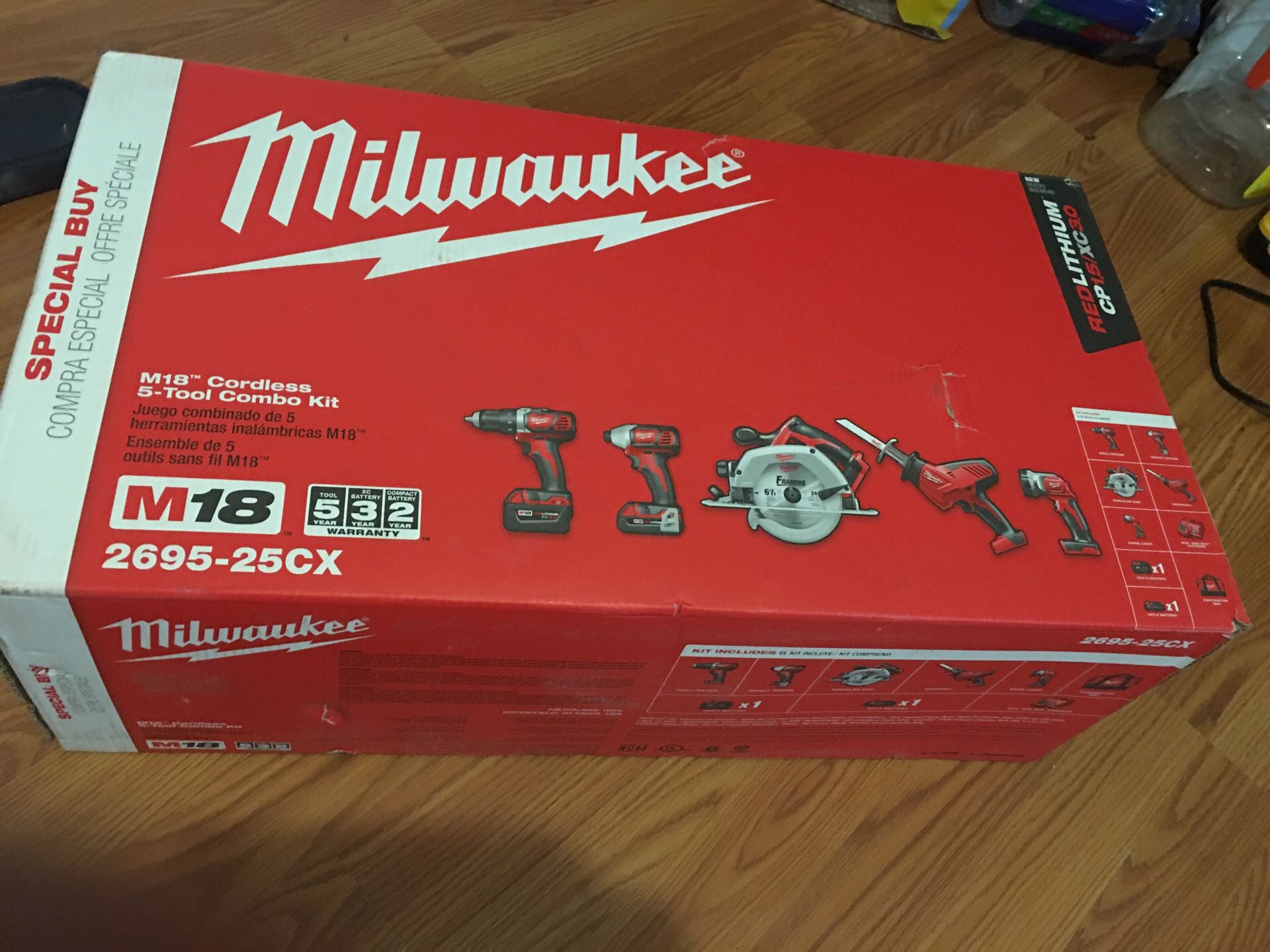 Milwaukee 5 tool