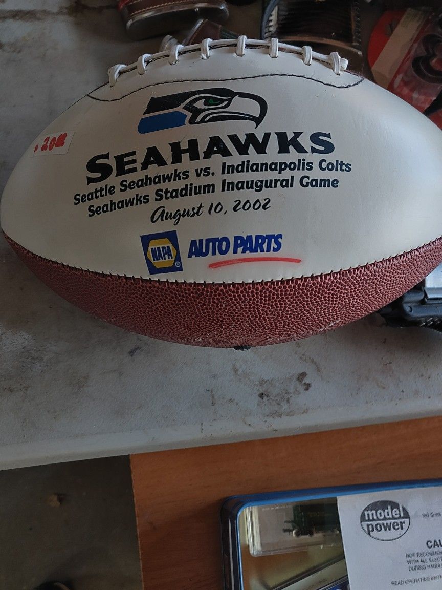 Football. Seahawks First Game Ball