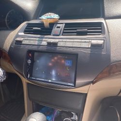 Single/Double Din Dash Kit for Accord 2008-2012 with Wiring Harness, Antenna Adapter (Metallic Taupe) Compatible with All Trim Levels, Easy Installati