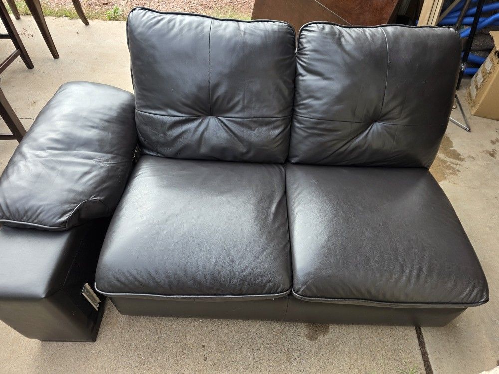 Black Sofa Chaise