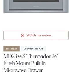 Thermador Microwave Draw