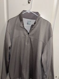 Callaway Light Gray Performance Quarter-Zip Pullover Men’s XL