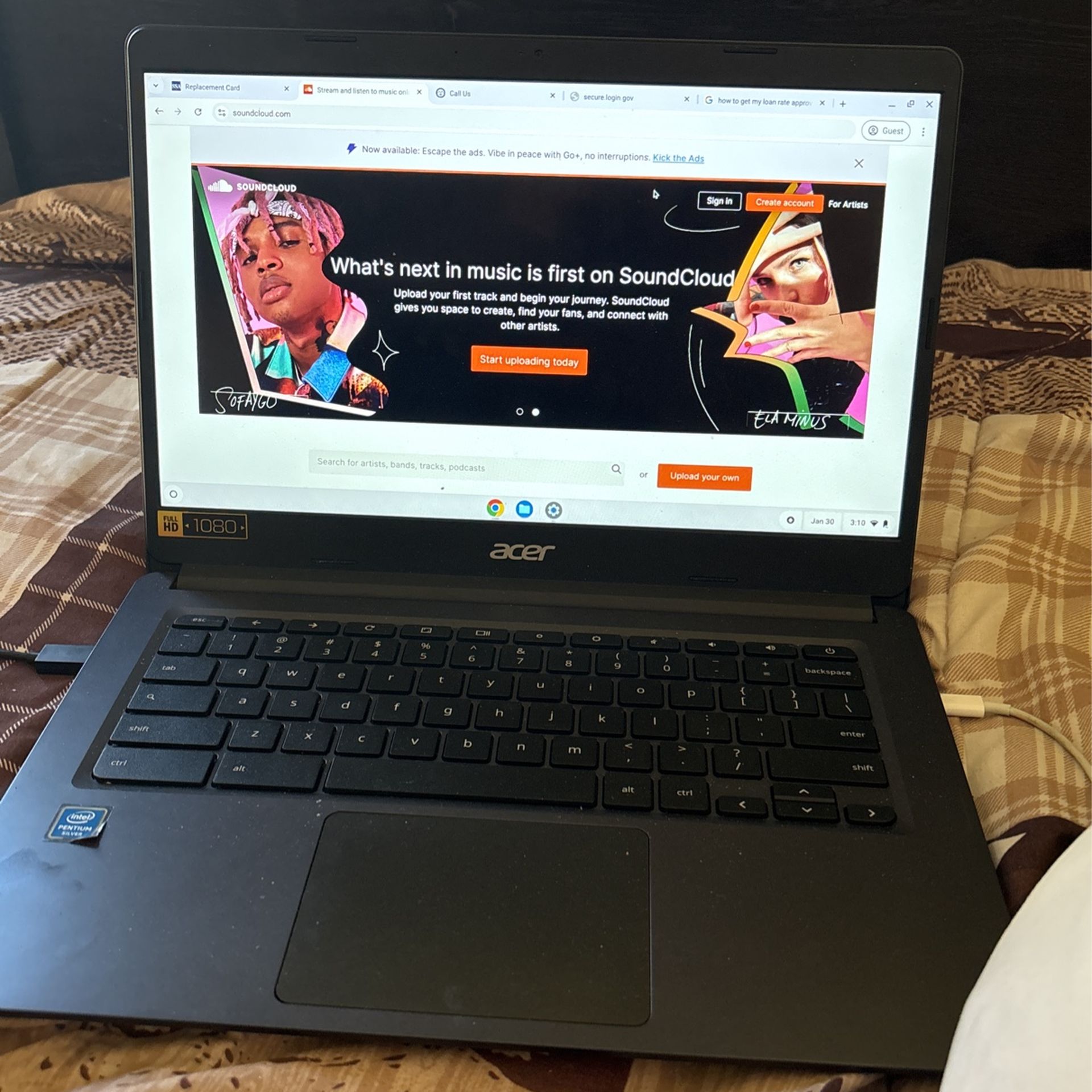 Touchscreen Chromebook Laptop