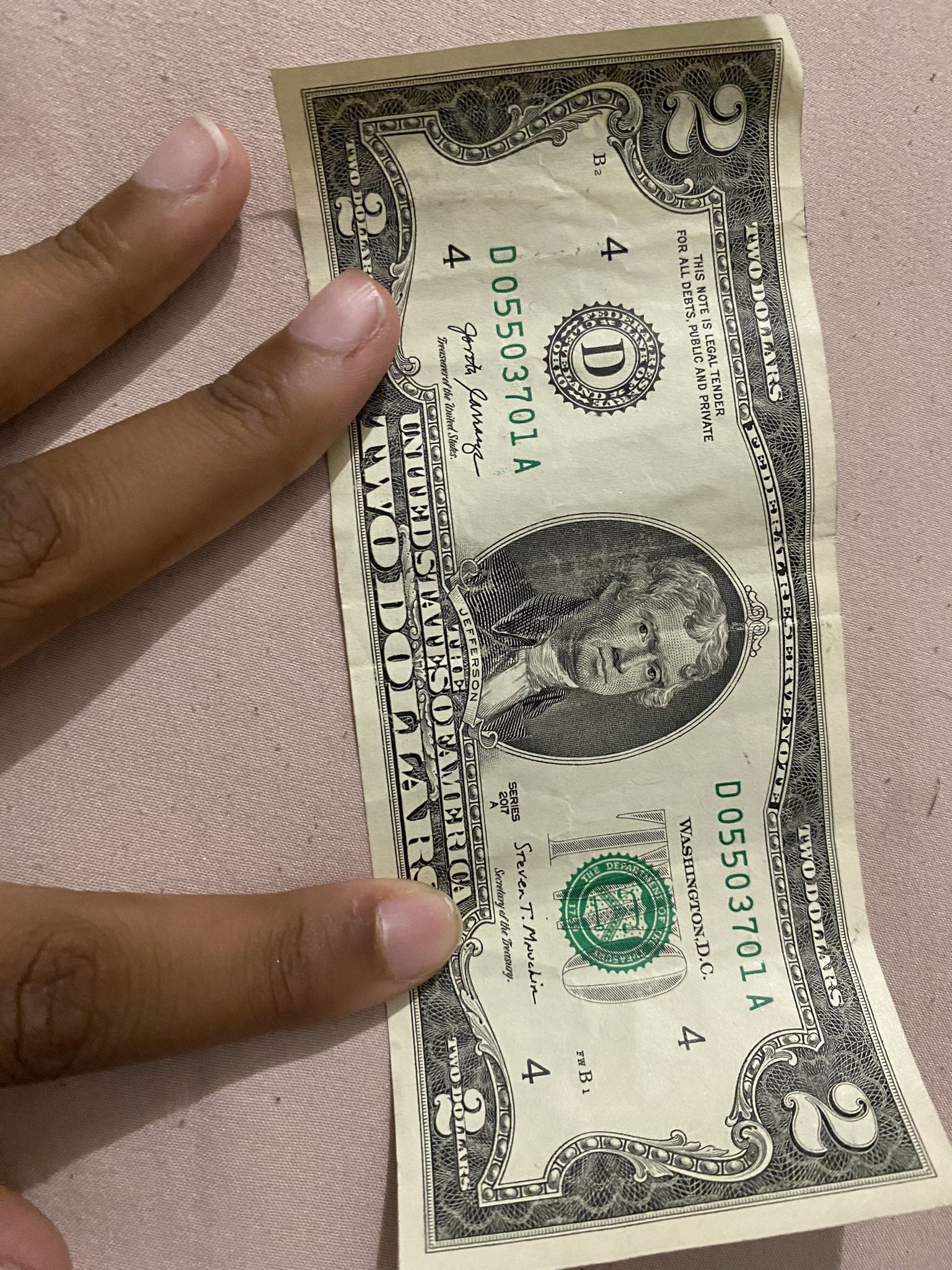 2$ Bill