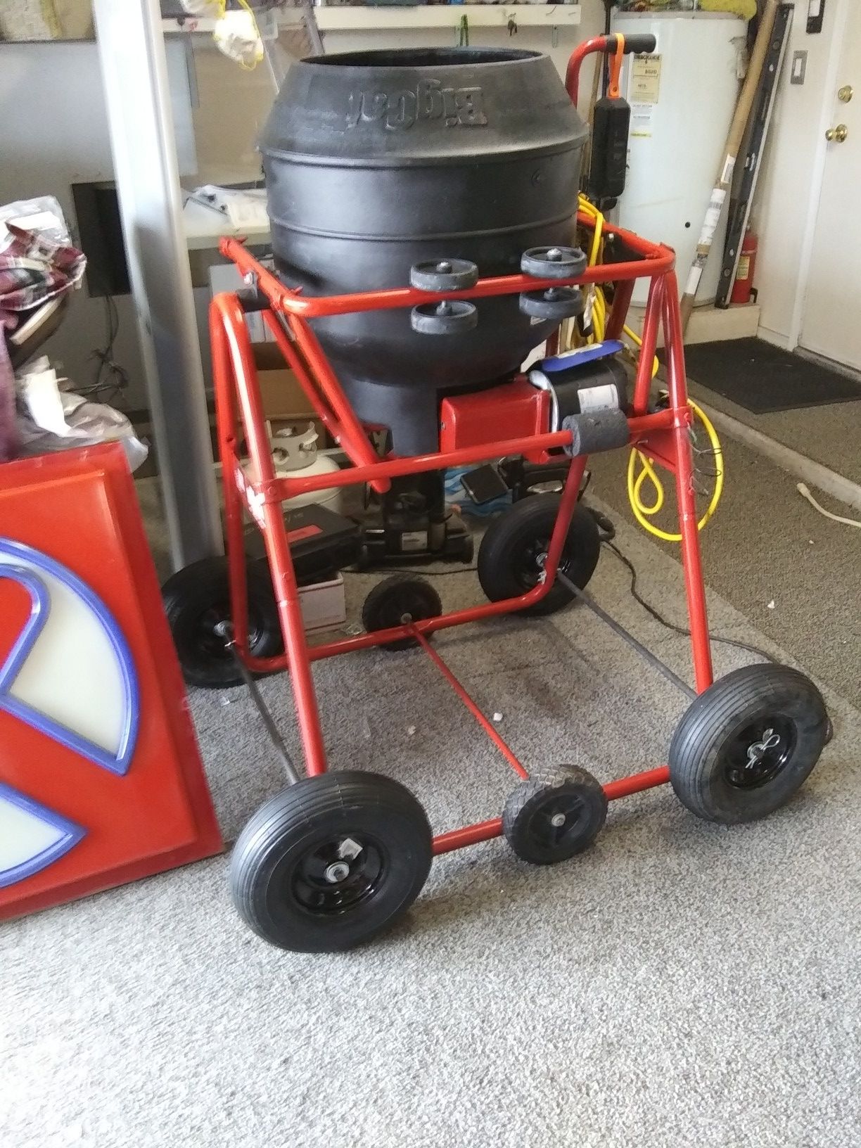 Red Lion Big Cat Cement Mixer (updated new axles and tires!)