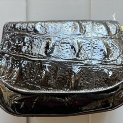 Varon Handbags NWT Brown Crocodile Clutch/shoulder Bag