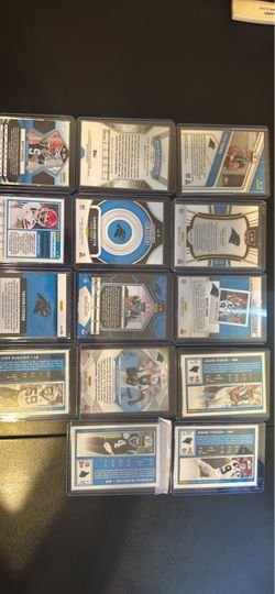 NFL Football Trading Cards Lot – Panthers Players