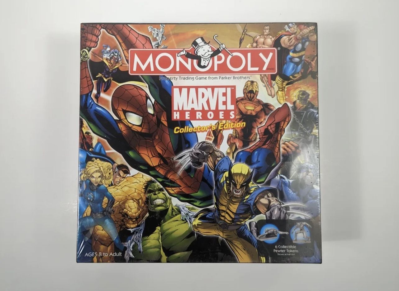 Monopoly Marvel Heroes Collector's Edition Board Game Hasbro NEW Sealed