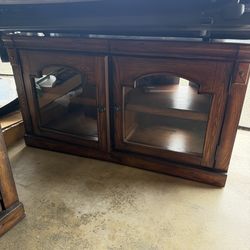 Tv stand wood extendable