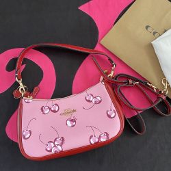 Coach Teri Cherry Print Tote Bag