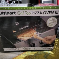 New $149 Cuisinart Grill Top pizza Maker CAMPING tailgating 