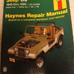 Haynes Repair Manual Jeep CJ 1