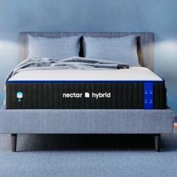 King Size Nectar 12” Hybrid Mattress - New, Open Box, Never Used 