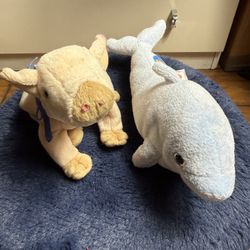 2pcs Ty Beanie Clipper & Knuckles Smoke free home