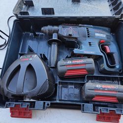 Bosch 36 V Powerhammer. 2 Batteries, Charger & Case