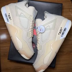 Jordan 4 Off-White Sail