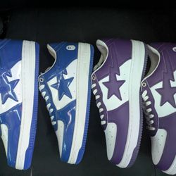 BLUE AND PURPLE BAPETAS $100 OBO